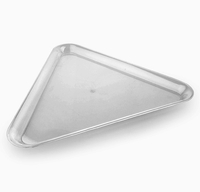 Plastic Clear 16" x 16" x 16" Triangle Tray  - Posh Party Supplies