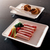 Plastic White 12" x 18" Rectangular Tray  - Posh Party Supplies