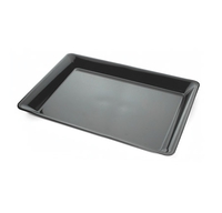 Plastic Black 12" x 18" Rectangular Tray  - Posh Party Supplies