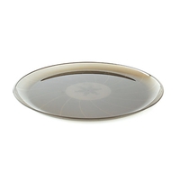 Plastic Smoke Classic 12" Round Tray  - Posh Party Supplies