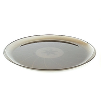 Plastic Black Classic 18" Round Tray  - Posh Party Supplies