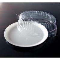 Plastic White Supreme 12" Round Tray  - Posh Party Supplies