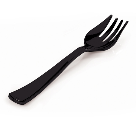 Plastic Clear 10" Extra Heavy Serving Fork  - Posh Party Supplies