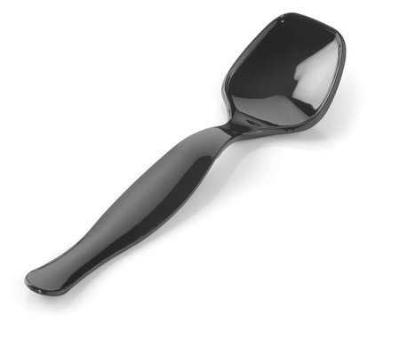 Plastic Black Serving Spoon  - Posh Party Supplies