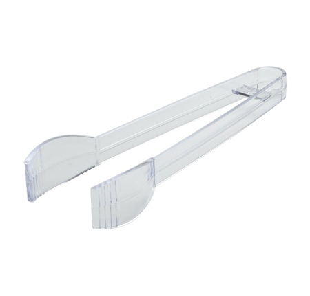 Plastic Clear 7" Tongs - Posh Party Supplies