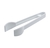 Plastic White 7" Tongs  - Posh Party Supplies