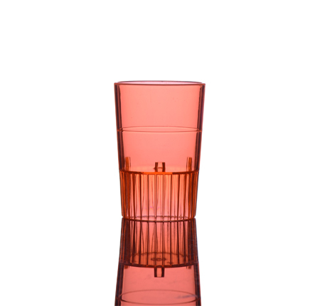 Plastic Orange 1 Oz. Neon Shooter  - Posh Party Supplies