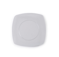 Elegant Clear 5.5" Square Plastic Dessert Plate - 120 Square Plates