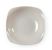 Elegant Plastic Bone 12 oz. Soup Bowl - 120 Plastic Bowls