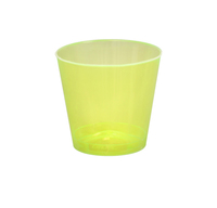 Plastic Elegant Yellow 1 oz. Shot Glass  - Posh Party Supplies