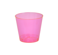 Plastic Elegant Red 1 oz. Shot Glass  - Posh Party Supplies
