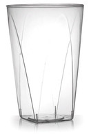 Plastic Clear 10 oz. Square Bottom Tumbler  - Posh Party Supplies