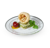 Elegant White 6" Round Plastic Plate - Posh Party Supplies