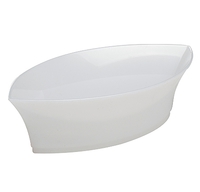 Plastic White 4.5" x 2.3" Tiny Treasures  - Posh Party Supplies