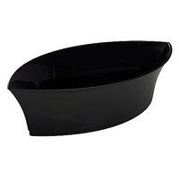Plastic Black 4.5" x 2.3" Tiny Treasures  - Posh Party Supplies