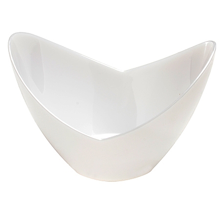Plastic White 5" x 2.6" Tiny Tureens  - Posh Party Supplies