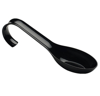 Plastic Black 5" Tiny Tensils  - Posh Party Supplies