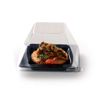 Clear 3" x 3" Tiny Dome Lid PET - 1000 Pieces per Case