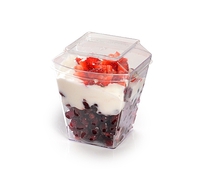 Clear 5.4 oz. Tiny Tumbler Lid PET - 1000 Pieces per Case