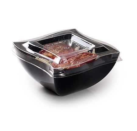 Plastic Clear 8 oz. Bowl Flat Lid  - Posh Party Supplies