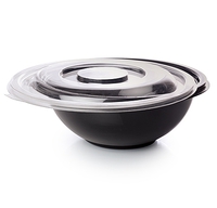 Clear 32 oz. Plastic Flat Lid - 100 Plastic Lids