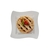 Elegant Bone 8" Salad Disposable Plastic Wave Plate  - Posh Party Supplies
