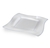 Fancy Clear 9.5" Dinner Disposable Plastic Wave Plate  - Posh Party Supplies