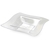 Fancy Clear 12 oz. Soup Plastic Wave Bowls - Posh Party Supplies