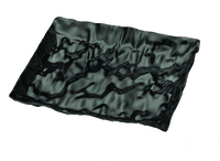 Elegant Plastic Contemplate Black 9" Dinner Plates - PoshPartySupplies.com