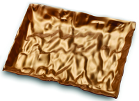 Elegant Plastic Contemplate Copper 9" Dinner Plates - PoshPartySupplies.com