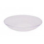 Disposable 12" Clear Plastic Oval Bowl - Posh Party Supplies