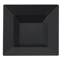 Disposable Square Black Plastic 5.Oz Dessert Bowls - Posh Party Supplies