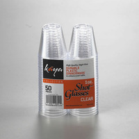 The Kaya Collection 1oz Disposable Clear Whisky Plastic Shot Glass - 2500 Shot Glasses