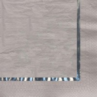 Glitz Silver Beverage Napkins with Foil Stamp - Posh Party Supplies