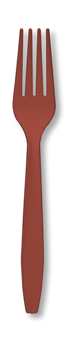 Brick Premium Plastic Forks - Posh Party Supplies