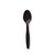 Discounted Black Velvet Premium Plastic Spoons  - Posh Party Supplies