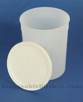 Disposable & Reusable 5 Pound Plastic Containers (lids sold separately)