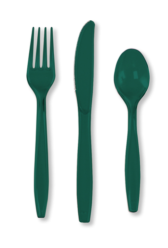 Hunter Green Cutlery (Hd) Cutlery Assortment