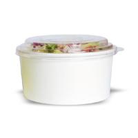Round White Paper 33 oz Bucket To Go- 360 Buckets