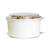 Round White Paper 33 oz Bucket To Go- 360 Buckets