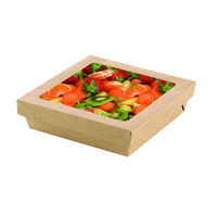 Kray Brown Box With Lid - 60Oz - 100  Box and Lids