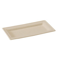 Brown Rectangular Sugar Cane Plate 5 X 10 - 500 Plates