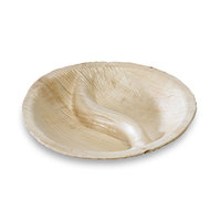 Yin Yang Shaped Palm Leaf Dish- 3.5X3.1X0.8''  - 100 Dishes