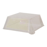 Recycled Plastic Clear Lid For Plate - 1000 Plates