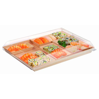 Samurai Light Wood Rectangular Tray-10.7 X 14.9 X 1.1 - 100 Trays