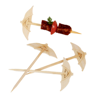 "Chiba" Bamboo Umbrella Pick  - 3.5" - 2000