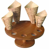 Bamboo Cone Display: 10 Holes - 2