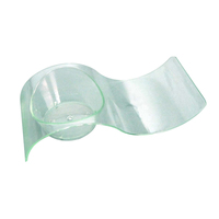 Gizmo Clear Green Wave-Shaped Mini Dish - 200