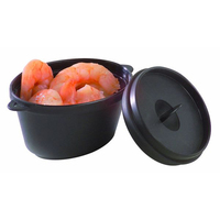Small Black Casserole Dish With Lid - 200