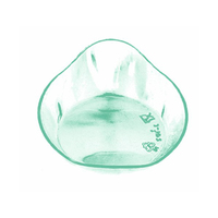 Oval Transparent Green Dish - 600